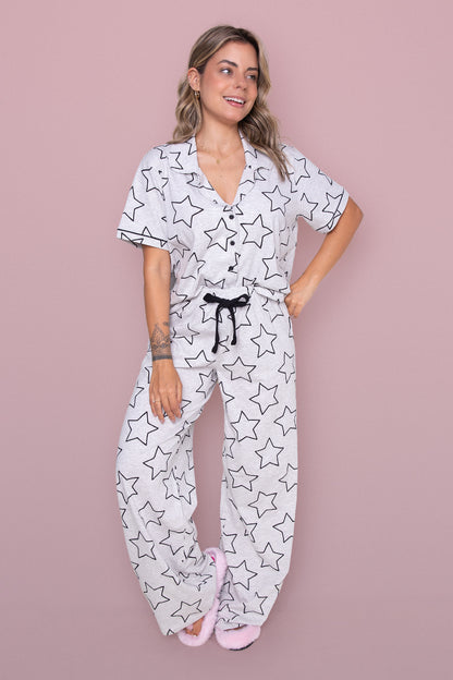 Women's Cotton Long Pajama American Star