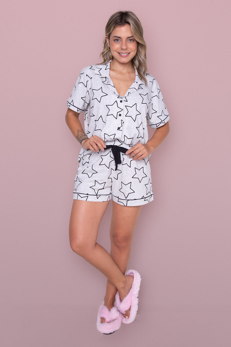 Women's American Pajamas Cotton Star