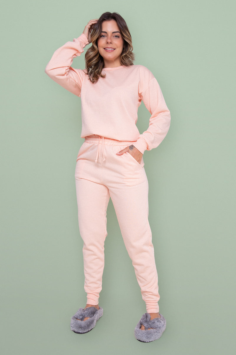 Women's HomeWear Set Long Navy Coral