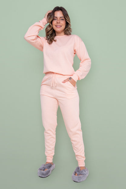 Women's HomeWear Set Long Navy Coral