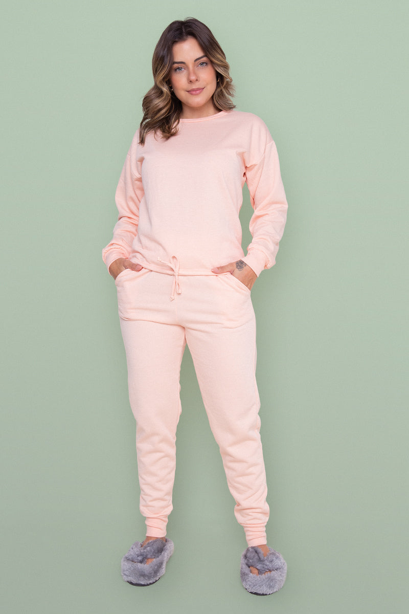 Women's HomeWear Set Long Navy Coral