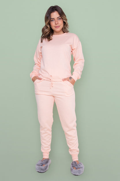 Women's HomeWear Set Long Navy Coral
